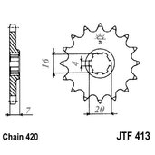 Reťazové koliečko JT JTF 413-12 12T, 420